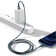 USB кабель для iPhone Type С на Lightning BASEUS Superior Series Fast Charging Data Cable (2m, 20W, PD 2.0, 480 Mbps). Blue - изображение 4