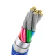 USB кабель с разъемом Type-C Baseus Crystal Shine Series Type-C (100W, 2m). Blue - изображение 9