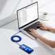 USB кабель Type-C на Lightning для iPhone Baseus Crystal Shine Series (20W, 2m). Blue - зображення 4