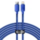 USB кабель Type-C на Lightning для iPhone Baseus Crystal Shine Series (20W, 2m). Blue - зображення 9