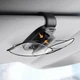 Автомобильный держатель для очков Baseus Platinum Vehicle Eyewear Clip (clamping type). Silver - изображение 2