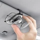 Автомобильный держатель для очков Baseus Platinum Vehicle Eyewear Clip (clamping type). Silver - изображение 3