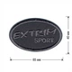 Нашивки для ремонту одягу Embroidery Extrim Sport 65x40 мм 15 шт (68793) - зображення 3