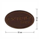 Нашивки для ремонта одежды Embroidery Extrim Style 65x40 мм 10 шт (68801) - изображение 2