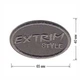 Нашивки для ремонта одежды Embroidery Extrim Style 65x40 мм 10 шт (68801) - изображение 5