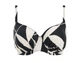 Купальний ліф Fantasie Ile de re 500901 м'який на кісточках для пляжу 90J Black & Cream (889501390144 ) - зображення 1