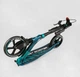 Самокат алюмінієвий Best Scooter 43685 LED-фара, амортизатор, ручне та ножне гальмо, колеса PU 230/200мм, підшипники ABEC-7 carbon, до 100 кг, вага 5,4 кг - зображення 2