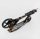 Самокат алюминиевый Best Scooter 14268 LED-фара, амортизатор, ручной и ножной тормоз, колёса PU 230/200мм, подшипники ABEC-7 carbon, до 100 кг, вес 5,4 кг - изображение 2