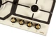 Варильна поверхня газова Ventolux HSF640 L3 CESBT (Ivory/ Bronze) Слонова кістка/ Бронза - зображення 6