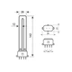 Лампа для ультрафиолетового стерилизатора воды Osram HNS S/E 9W 2G7 (4008321384911) - изображение 3