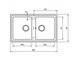 Мойка кухонная Teka - STONE 90 B-TG 2 B 115260000 - изображение 3