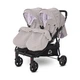 Коляска прогулочная для двойни Lorelli DUO Grey Dots (24574) Серый - изображение 9