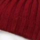 Шапка бини с помпоном Beani'qe Fur Bob Weal One size Бордовый (22866) - изображение 2