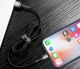 Кабель для быстрой зарядки Baseus Cafule Lightning Special Edition 2.4A USB to Lightning 1m Black-Silver (CALKLF-GG1) - изображение 8