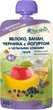 Упаковка пюре Fleur Alpine Organic Яблоко, банан, черника с йогуртом и цельными злаками с 6 месяцев 6 шт х 120 г (5024688101168) - изображение 2