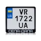 Рамка для мотоциклетного номеру Села-Дала 174х220мм чорна (VH-ABS1722SD) - зображення 1