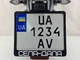 Рамка для мотоциклетного номеру Села-Дала 174х220мм чорна (VH-ABS1722SD) - зображення 2