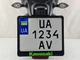 Рамка для мотоциклетного номера Kawasaki green 174х220мм чёрная (VH-ABS1722KW6GR) - изображение 2