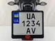 Рамка для мотоциклетного номера KTM orange 174х220мм чёрная (VH-ABS1722KTM1OL) - изображение 2