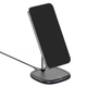 Магнітний стенд із бездротовою зарядкою для iPhone 12 Baseus Swan Magnetic Black, чорний - зображення 6