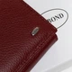 Женский кожаный кошелек Classik DR. BOND W1-V wine-red - изображение 3