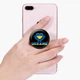 Попсокет (Popsockets) держатель для смартфона Украина (8754-3687-WT) Белый - изображение 6