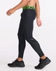 Мужские компрессионные тайтсы для восстановления 2XU, Refresh Recovery Comp Tights, XL, черный/черный логотип - изображение 3