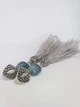 Серьги из перьев Ksenija Vitali Grey SP-0008 - изображение 2