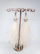 Серьги из перьев Ksenija Vitali Wedding SP-00011 - изображение 1