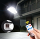 Вуличний світильник Solar sensor light HB-8188B ліхтар вуличного освітлення з датчиком руху чорний - зображення 5