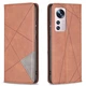 Чехол UniCase Geometric Pattern для Xiaomi 12 / 12X - Coffee - изображение 2