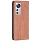 Чехол UniCase Geometric Pattern для Xiaomi 12 / 12X - Coffee - изображение 4