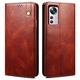 Чохол-книжка з кишеньками UniCase Leather Wallet для Xiaomi 12 / 12X - Brown - зображення 1