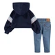 Комплект: худи и джинсы для девочки Levi's 92 см 1ED600/B5S - изображение 2
