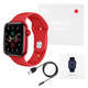 Смарт-часы умные часы Smart Watch i12 Red (уведомления, звонки, голос вызов, wearfit pro) + подарок Earpods - изображение 4
