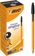Набор шариковых ручек BIC Orange Original Fine Чёрный 0.8 мм 20 шт (3086121101144) - изображение 1