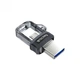 Флеш-накопичувач SanDisk Ultra Dual 32GB USB 3.0 OT (150 Mb/s) Флешка з роз'ємом microUSB / USB3.0 Black-silver (SDDD3-032G-G46) - зображення 3