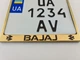Рамка для мотоциклетного номера Bajaj 174х220мм золота (VH-S1722BJSGO) - зображення 4