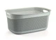Кошик для білизни Ucsan plastik Drop Design 33 л сіра M-168 - зображення 1