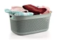 Кошик для білизни Ucsan plastik Drop Design 33 л сіра M-168 - зображення 2
