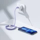 USB кабель Type-C на Lightning для iPhone Baseus Crystal Shine Series (20W, 1.2m). Purple - зображення 8