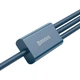 USB кабель 3в1 Combo Micro USB/Lightning/Type-C BASEUS Superior Series Fast Charging (1.5m, 3.5A). Blue - зображення 9