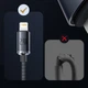 USB кабель для iPhone с разъемом Lightning Baseus Crystal Shine Series (2.4A, 2m). Black - изображение 5