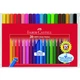 Фломастеры Faber-Castell Grip 20 цветов трехгранные - изображение 1