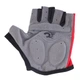 Перчатки велосипедные Robesbon гелевые беспалые вело велоперчатки 7201 Black-Red M - изображение 4