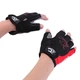 Перчатки велосипедные Robesbon гелевые беспалые вело велоперчатки 7201 Black-Red M - изображение 6