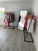 Рейл для одежды в стиле LOFT 1600*500*1000 мм. Цельная конструкция РДВ02 - изображение 2