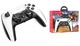 Бездротовий геймпад Hoco GM9 Multi-Function PS4 ігровий контролер (LED-підсвічування, джойстик) з Bluetooth та USB - Чорно-білий - зображення 9