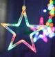 Гірлянда штора STAR CURTAIN MULTI 7753 Зірки, різнокольорова - изображение 3