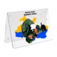 Чехол пластиковый патриотический для Apple MacBook Air 13 A1466 / A1369 Из Украины с NLAW (From Ukraine with NLAW) макбук про case hard cover - изображение 5